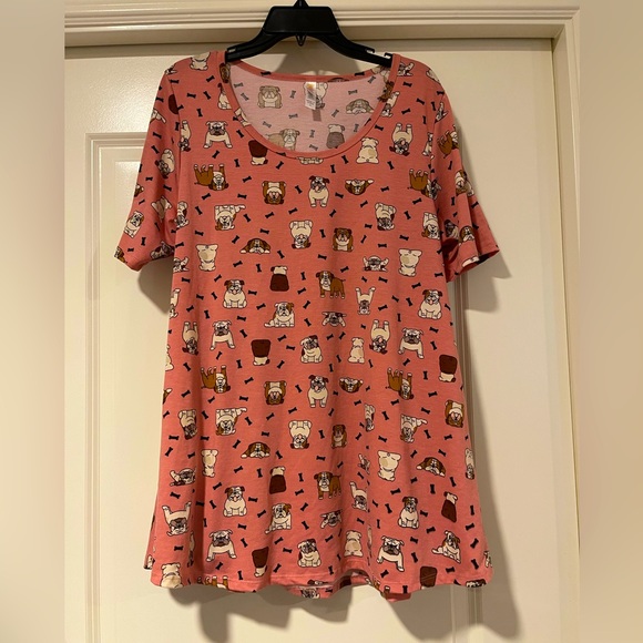 Lularoe Perfect T Top Bull Dog XL - Picture 1 of 4